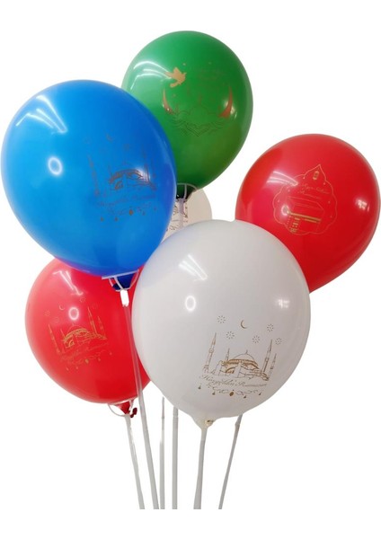 7li Balon Standı ve Hoşgeldin Ramazan Balon Seti