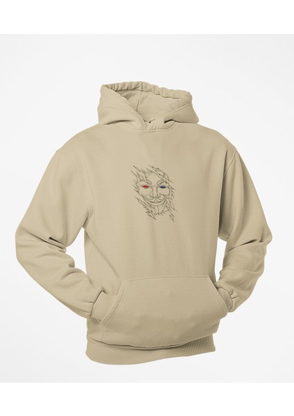 V For Vendeta Baskılı Sweatshirt