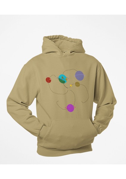 Gezegen Baskılı Sweatshirt