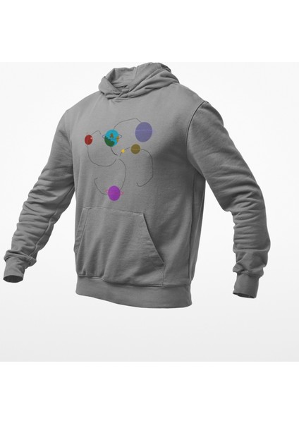 Gezegen Baskılı Sweatshirt