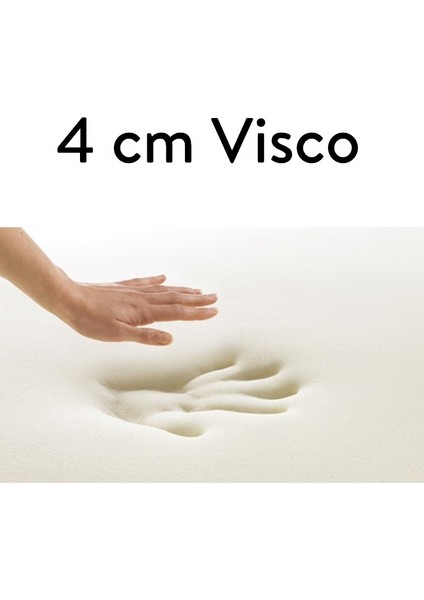 Ecotopper - 4 cm Visco Hafızalı Soft Sünger Yatak Pedi