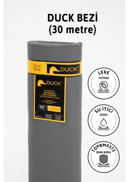 Premier Metrelik Duck Keten Kumaş Su Itici Bez 30 Metre TDPBM0372