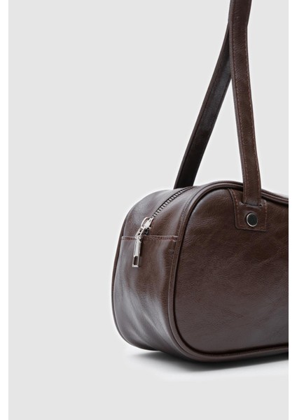 Movel Acı Kahve Vintage Baget Çanta fırsatları