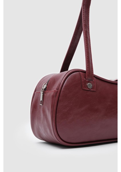 Movel Bordo Vintage Baget Çanta