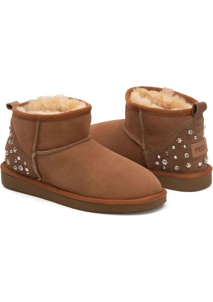 Topuk Detaylı Kadın Mini Bot 191132