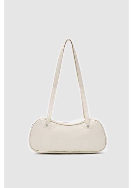Movel Bej Vintage Baget Çanta