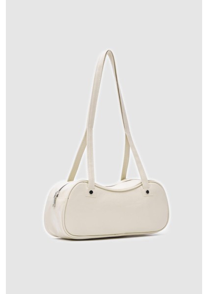 Movel Bej Vintage Baget Çanta