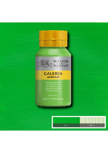 Galeria Akrilik Boya 500ML Permanent Green Light 483