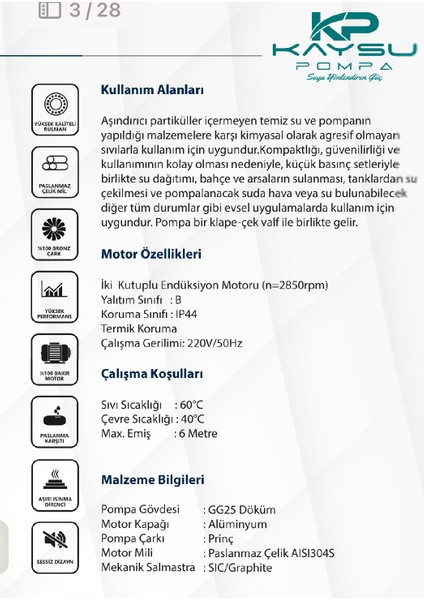 PS-370A Sessiz Sürtme Fanlı Hidrofor