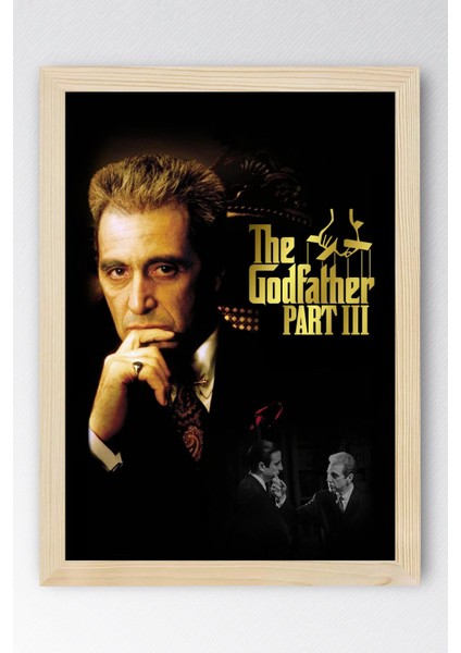 The Godfather 3 Çerçeveli Tablo - Baba Film Posteri Tablo