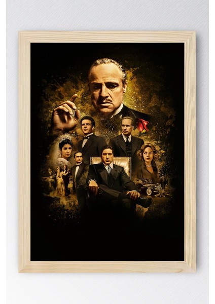 The Godfather Çerçeveli Tablo - Baba Film Posteri Tablo