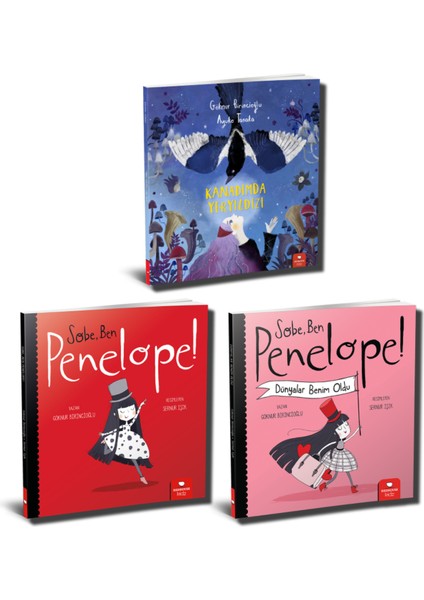 Kanadımda Yeryıldızı - Sobe, Ben Penelope! - Sobe, Ben Penelope! Dünyalar Benim Oldu Set 3 Kitap