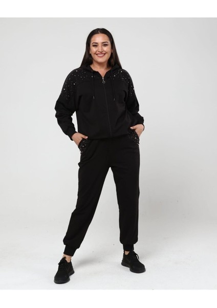 Kadın Eşofman Takımı Kristal Taşlı modelleri