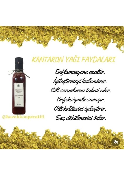 Hazek Sarı Kantaron Yağı 250 ml