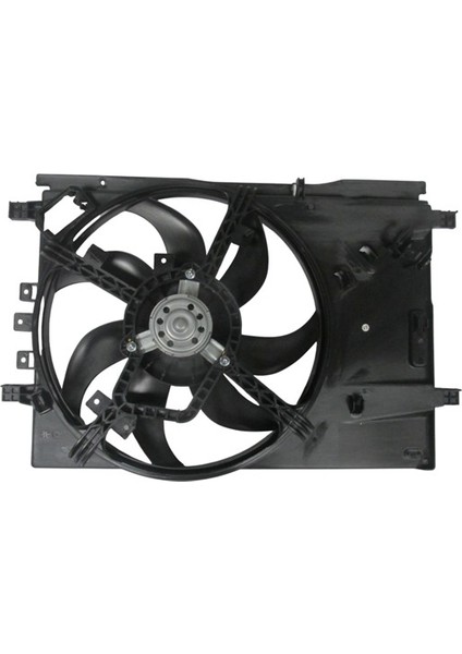(Yeni Ürün!!!)Opel Corsa- E- 15/19; Radyatör Fan Davlumbazı Komple 1.0/1.2/1.4 (7 Kanat) (Motorlu) (Oris)