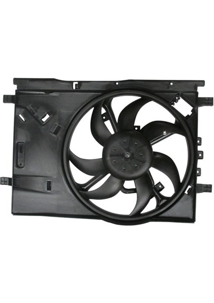 (Yeni Ürün!!!)Opel Corsa- E- 15/19; Radyatör Fan Davlumbazı Komple 1.0/1.2/1.4 (7 Kanat) (Motorlu) (Oris)
