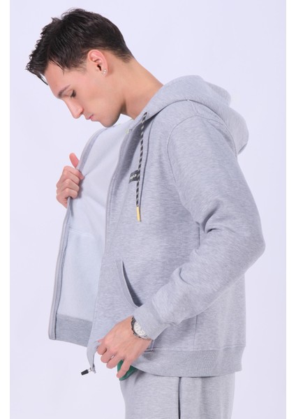 Oversize Arka Baskı Detaylı Fermuarlı Sweatshirt fiyatları