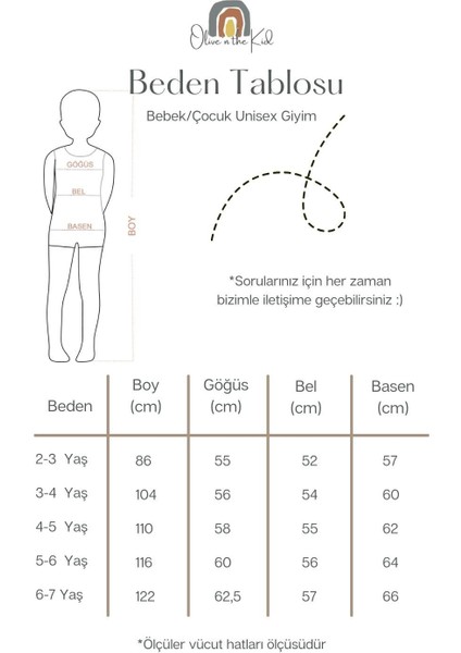 Nervürlü Keten Kız Çocuk Elbise Haki