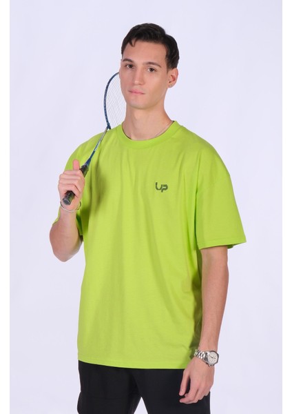 Oversize Süprem Pamuklu Logo Baskılı T-shirt