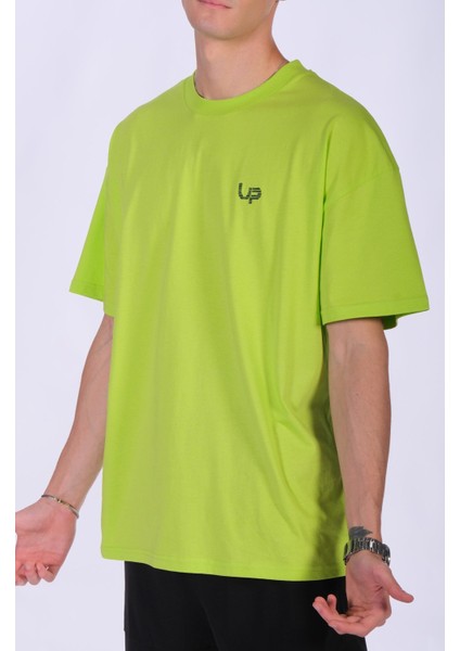 Oversize Süprem Pamuklu Logo Baskılı T-shirt modelleri