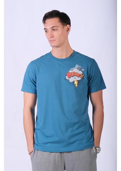 Regular Fit Eğlenceli Baskılı T-shirt