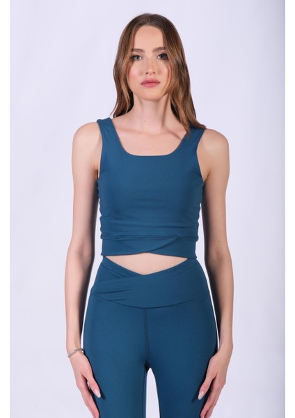 Activeup W V-Shaped Crop Top