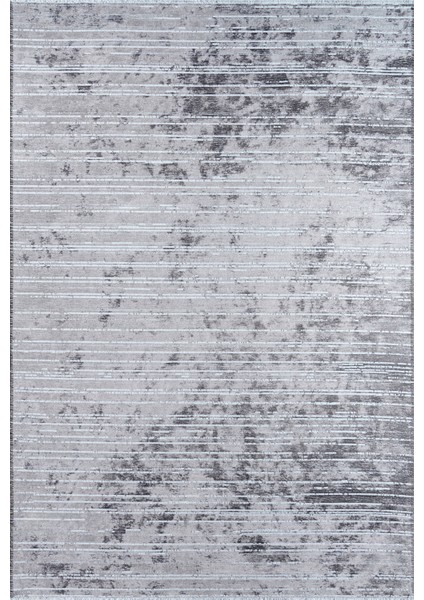 Azur UZ03B Gri Pamuk Akrilik Yumuşak Dokulu Modern Kilim Karademir Home