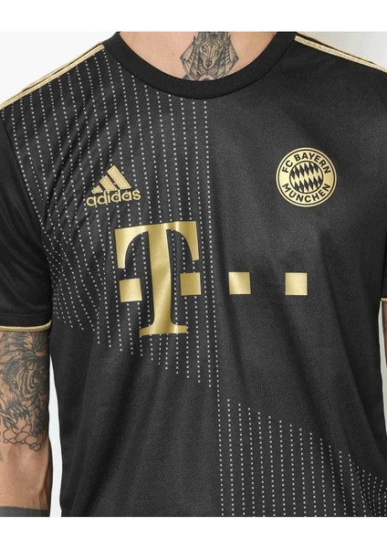 21/22 Sezon Fc. Bayern. Münih. Isimsiz Gold -Siyah Yetişkin Forması