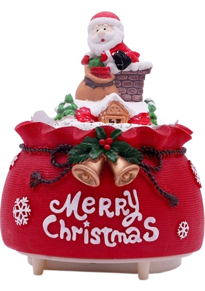 Noel Suyu Noel Kristal Top Müzik Kutusu Noel Ağacı Yaşlı Adam Kristal Top Süsleri Dekorasyon Hediye Hediye (Yurt Dışından)