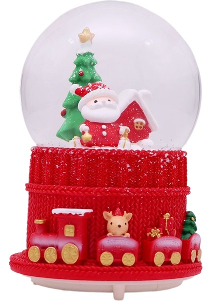 Noel Suyu Noel Kristal Top Müzik Kutusu Noel Ağacı Yaşlı Adam Kristal Top Süsleri Dekorasyon Hediye Hediye (Yurt Dışından)