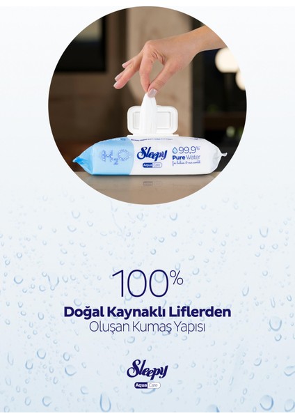 Aquacare H2O Yenidoğan Islak Bebek Havlusu 2X50 indirimleri