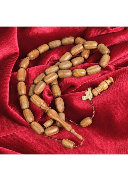 Yeşil Plesenk Ağacı Kapsül Kesim 8x14 mm Tesbih
