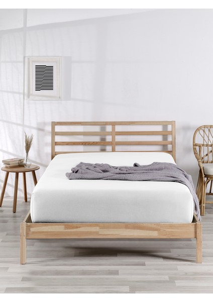 | %100 Pamuklu | Tek/çift Kişilik Lastikli Çarşaf | Penye Çarşaf | Fitted Jersey