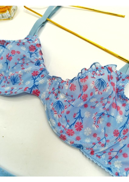 Jasmin Çiçek Desenli Tanga Külotlu Sütyen Takım fiyatları