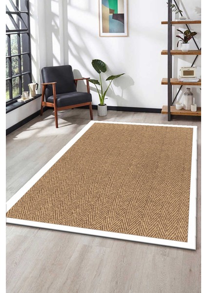 Dijital Baskılı Yıkanabilir Dot Taban Kaymaz Halı Yolluk Mutfak Salon Halısı Yolluğu (51)