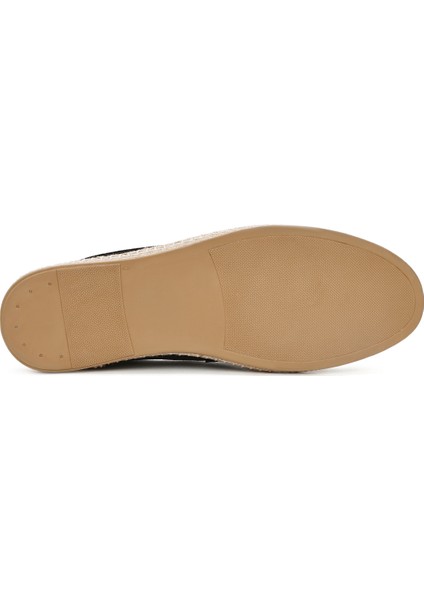 Erkek Siyah Süet Deri Espadril 25SFD660210