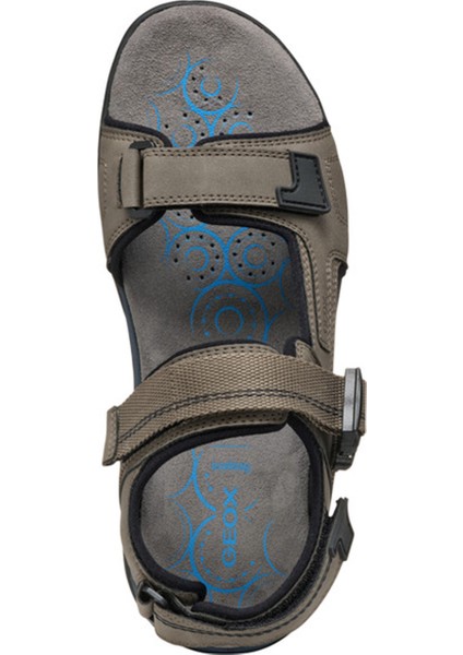 Erkek Gri U Spherica Ec5 B- Nbk Synt.le Çift Bantlı Kumaş Sandalet U55ELB000EKC1018 indirimleri