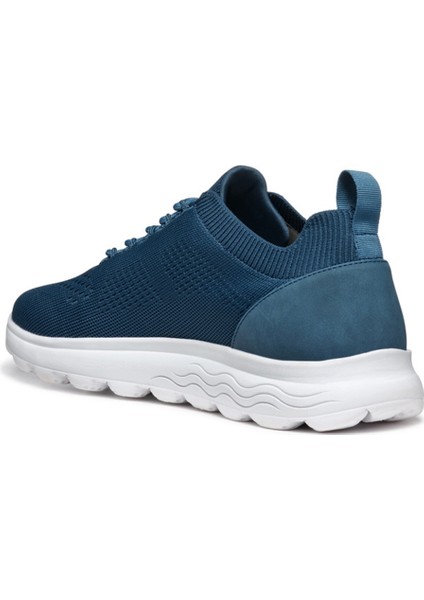 Erkek Mavi U Spherica A - Knitted Text Bağcıklı Kumaş Sneaker U15BYA0005ZC4005 fiyatları