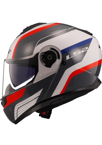 Strobe 2 Monza Siyah-Beyaz-Kırmızı Kask