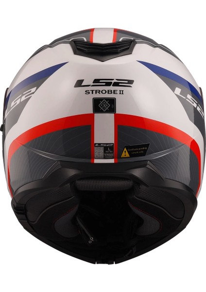 Strobe 2 Monza Siyah-Beyaz-Kırmızı Kask