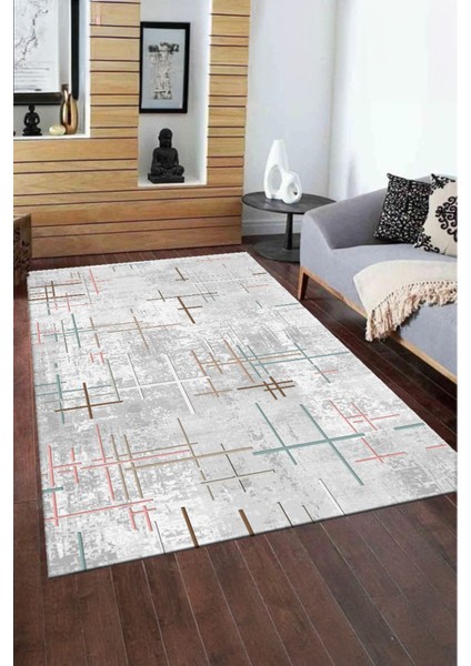 Dijital Baskılı Yıkanabilir Dot Taban Kaymaz Halı Yolluk Mutfak Salon Halısı Yolluğu (51)