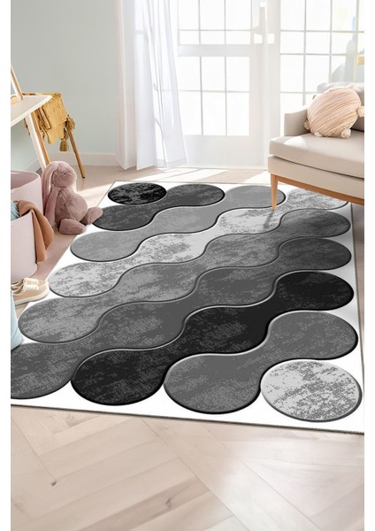 Dijital Baskılı Yıkanabilir Dot Taban Kaymaz Halı Yolluk Mutfak Salon Halısı Yolluğu (51)