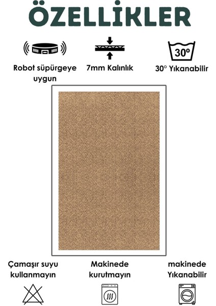 Dijital Baskılı Yıkanabilir Dot Taban Kaymaz Halı Yolluk Mutfak Salon Halısı Yolluğu (51)