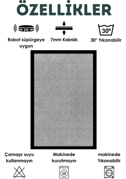 Dijital Baskılı Yıkanabilir Dot Taban Kaymaz Halı Yolluk Mutfak Salon Halısı Yolluğu (51)