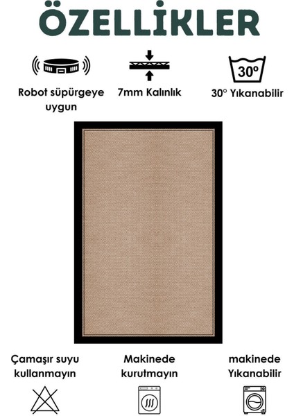 Dijital Baskılı Yıkanabilir Dot Taban Kaymaz Halı Yolluk Mutfak Salon Halısı Yolluğu (51)