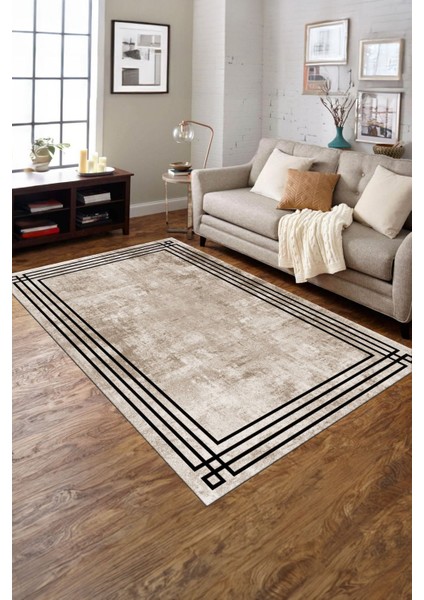 Dijital Baskılı Yıkanabilir Dot Taban Kaymaz Halı Yolluk Mutfak Salon Halısı Yolluğu (51)