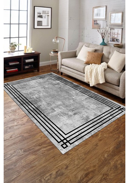 Dijital Baskılı Yıkanabilir Dot Taban Kaymaz Halı Yolluk Mutfak Salon Halısı Yolluğu (51)