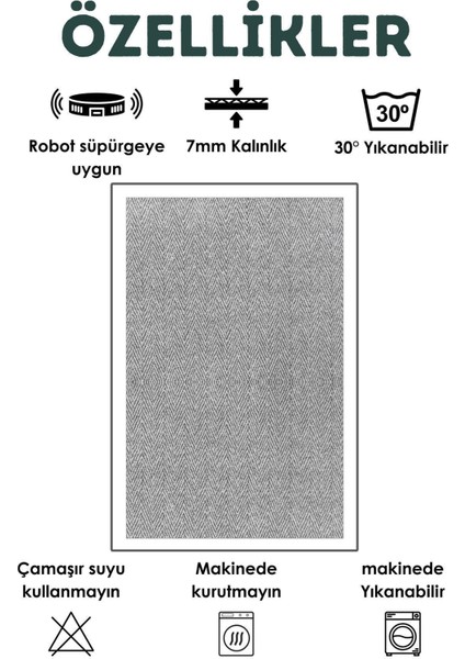 Dijital Baskılı Yıkanabilir Dot Taban Kaymaz Halı Yolluk Mutfak Salon Halısı Yolluğu (51)