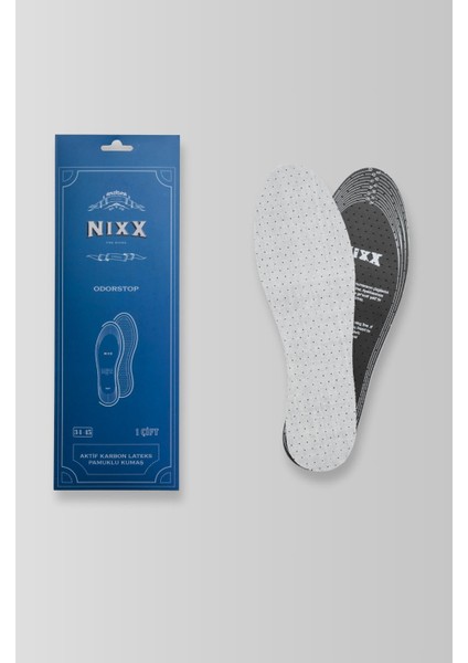 NX109 - Latex Odorstop Aktif Karbon, Hava Geçiren Lateks, Kötü Koku Önleyici Iç Tabanlık
