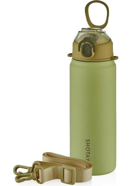 Çelik Termos Matara 750ML Yeşil